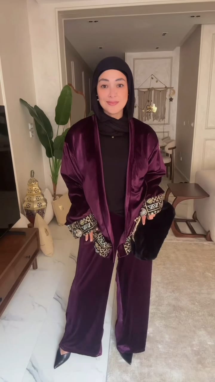 Safia set ( purple colour )