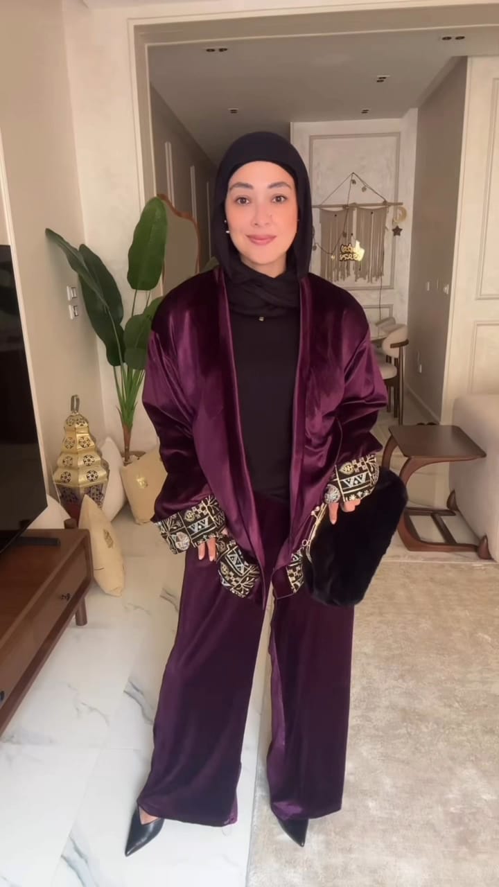 Safia set ( purple colour )