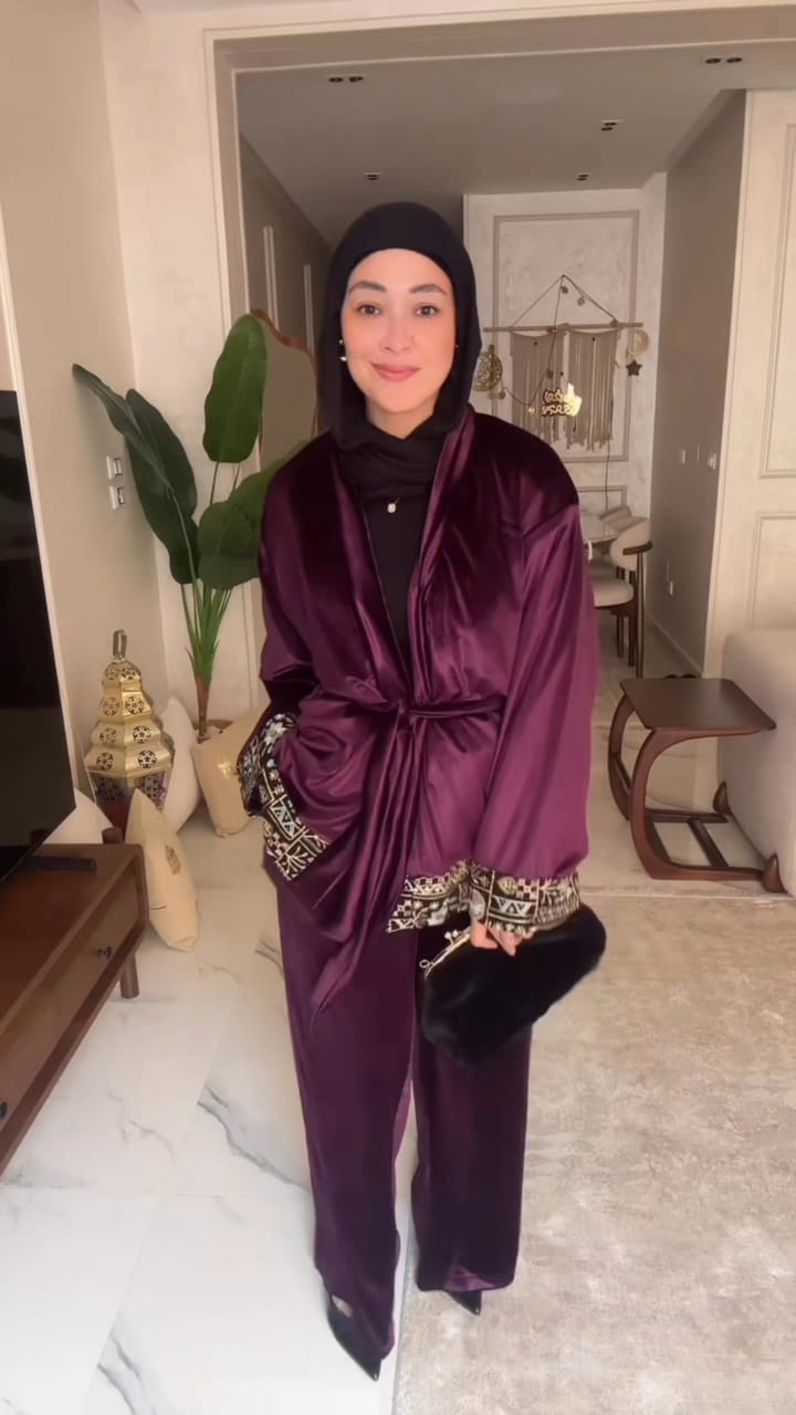 Safia set ( purple colour )