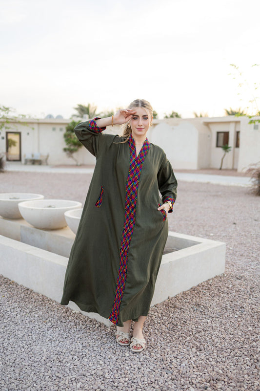 Nadine dress ( Olive )