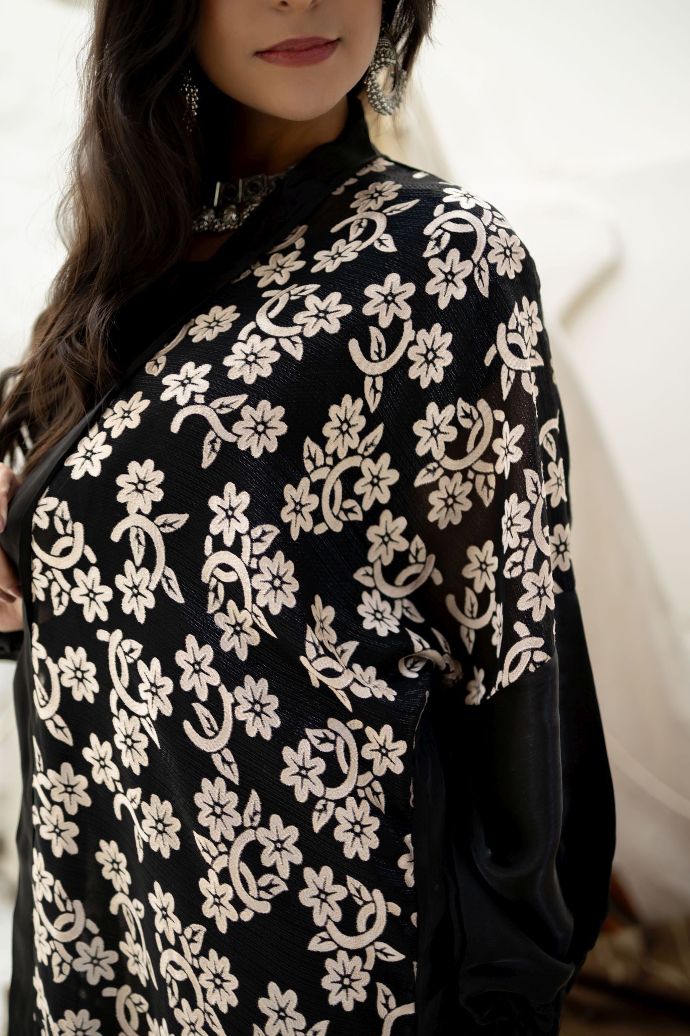 black x silver kimono 2