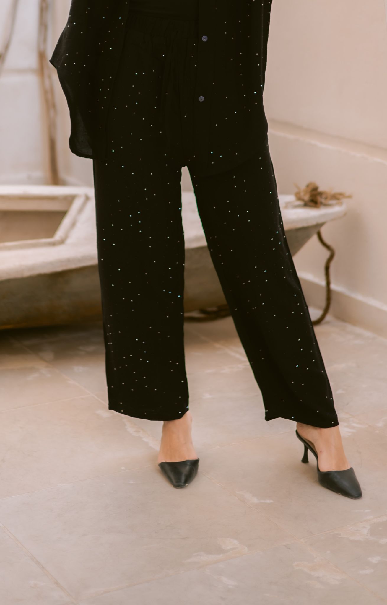 black bling bling set