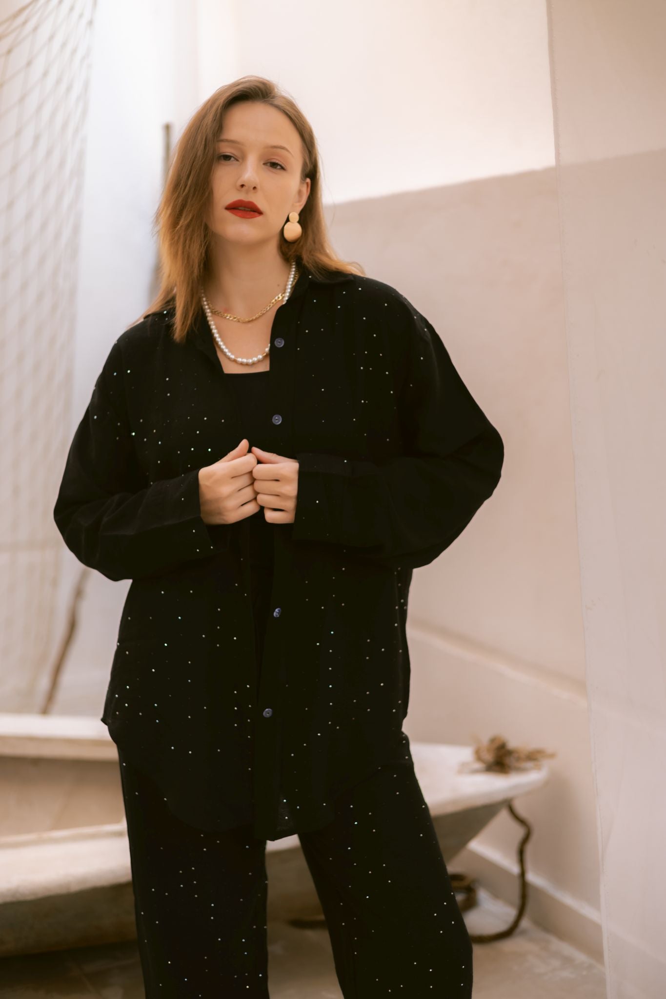 black bling bling set