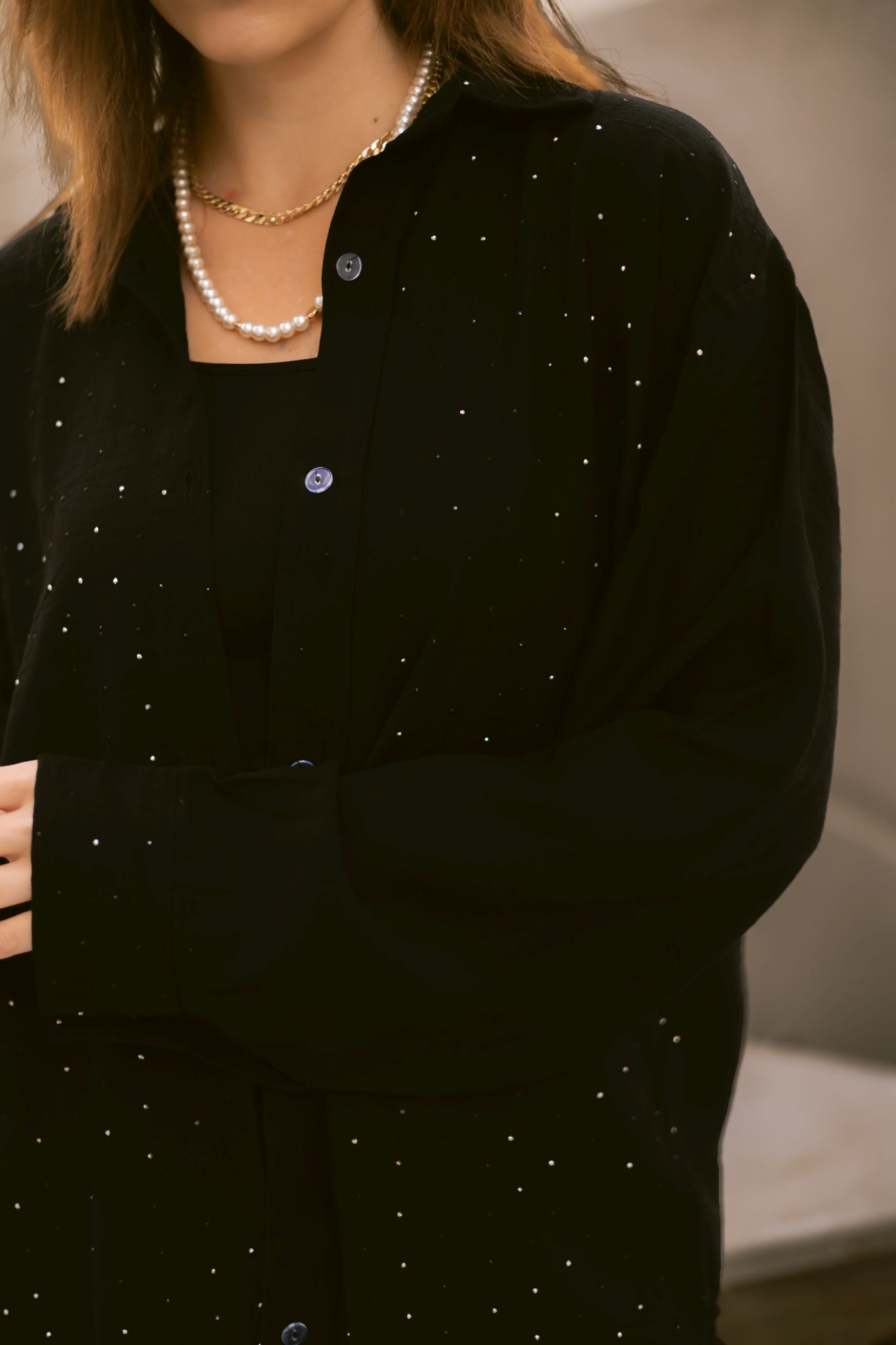 black bling bling set