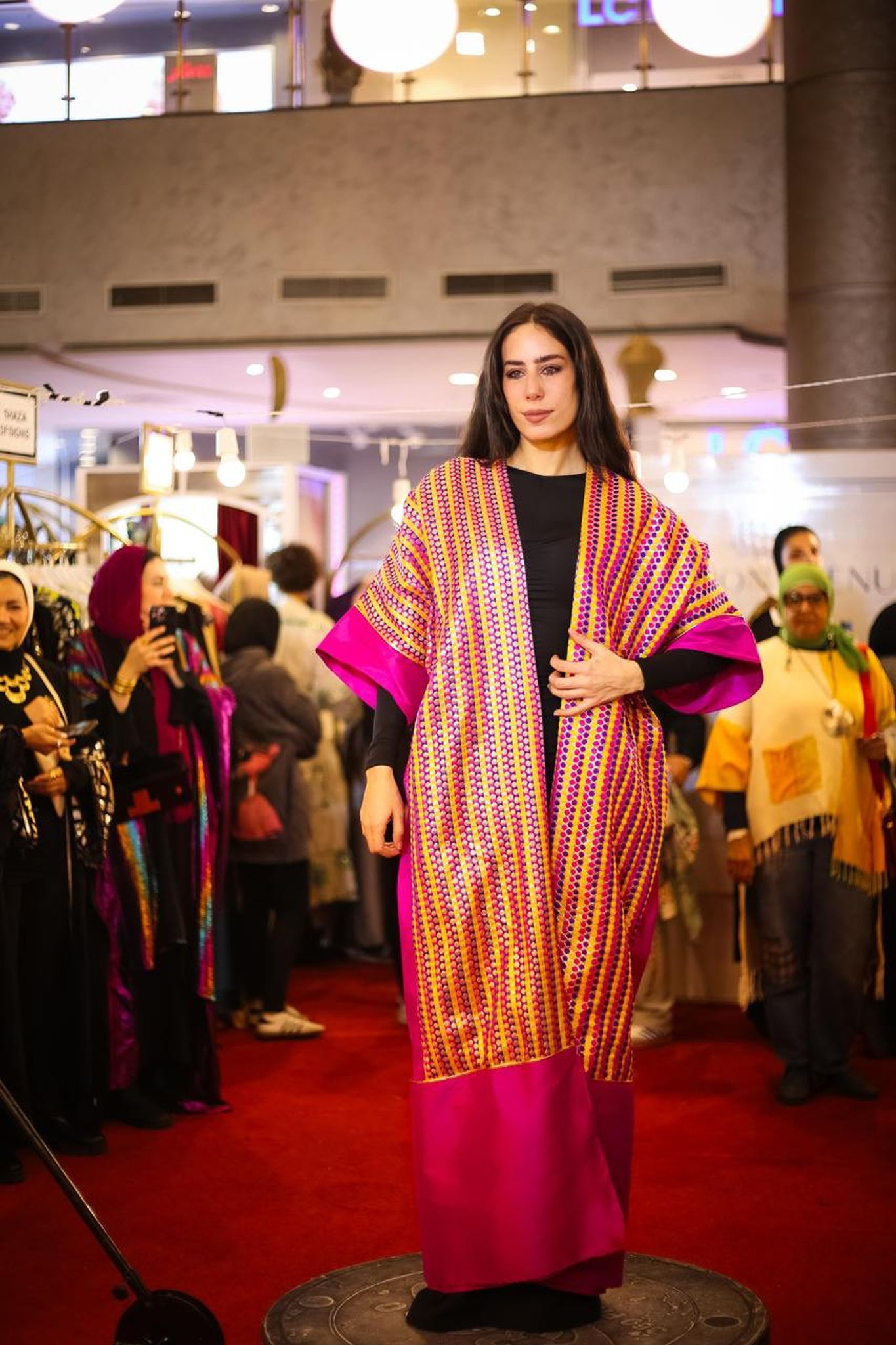 fushia indian kimono