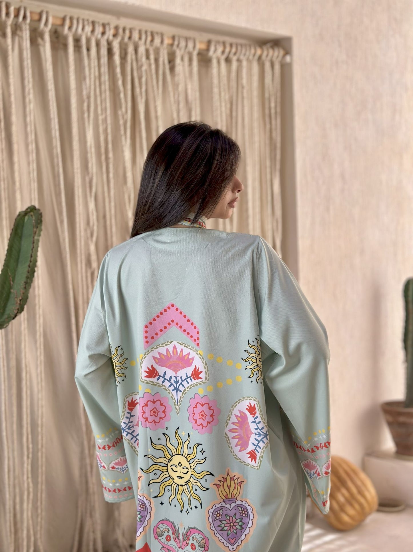 mint solaris long sleeves dress